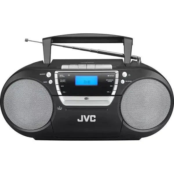 JVC RC-D322B DAB+/FM, CD, Bluetooth and Cassette Boombox