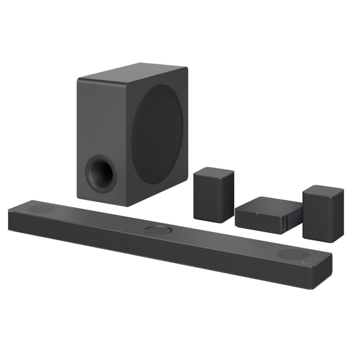 LG S80QR 5.1.3ch 620W TV Soundbar with Wireless Subwoofer & Rear Speakers - New