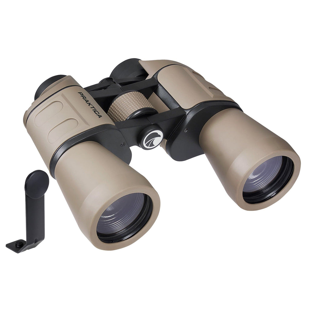 PRAKTICA Falcon 12x50mm Porro Prism Field Binoculars - Sand