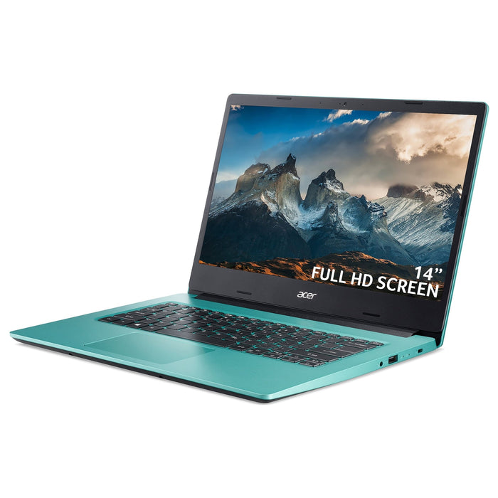 Acer Aspire 1 14" Laptop - Intel Celeron N4500, 64 GB eMMC, 4GB RAM, Blue NX.A9KEK.005, NX.A9KEK.005, 4710886794318 -Techedge