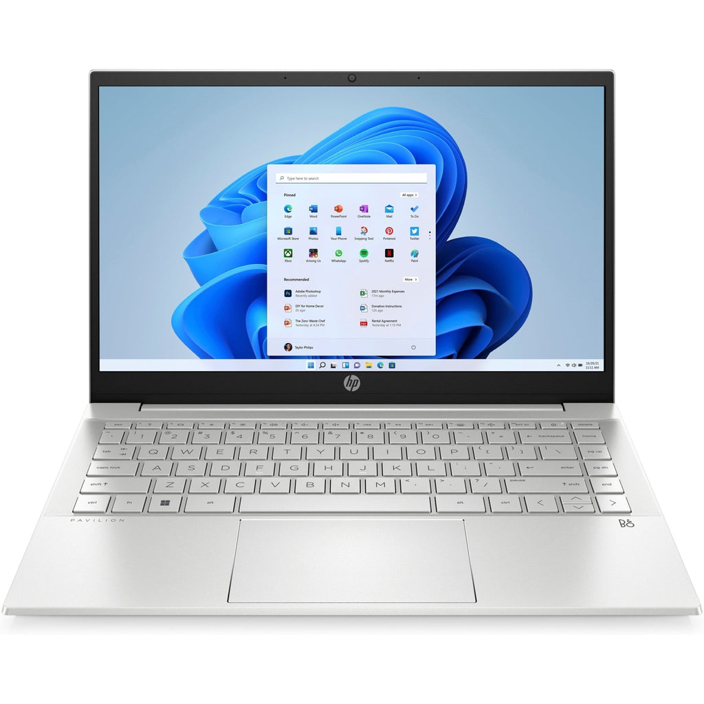 HP Pavilion 14-dv2514sa 14" Laptop - Intel Core i3-1215U, 8GB 256GB SSD, White & Silver, 6L2K3EA#ABU, 196786225772 -Techedge