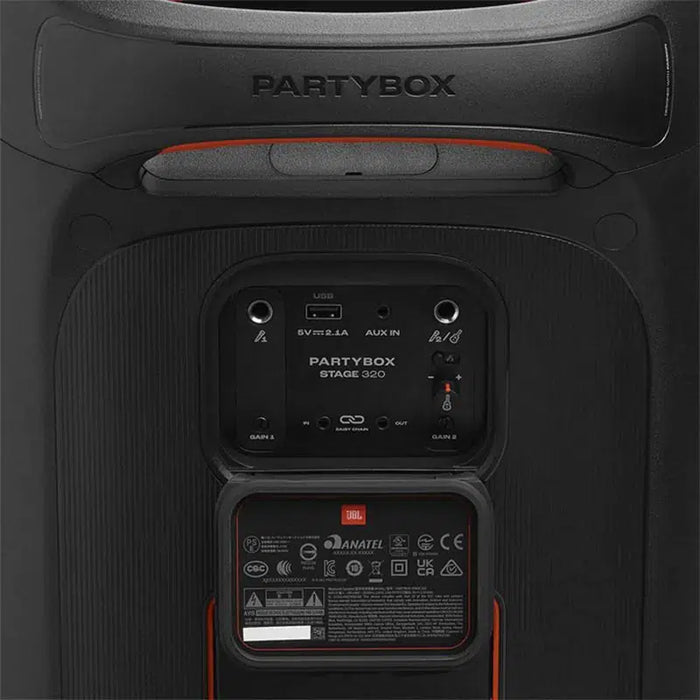 JBL Partybox Stage 320 -  Portable Bluetooth Megasound Party Speaker, 240W