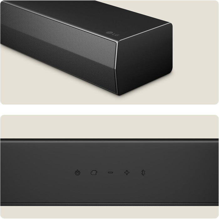 LG LGUS20A Bluetooth All-in-One Soundbar, Black