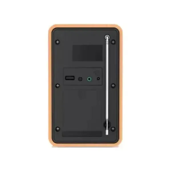 Logik L60DAB25 Portable DAB+/FM Radio - White & Woodgrain