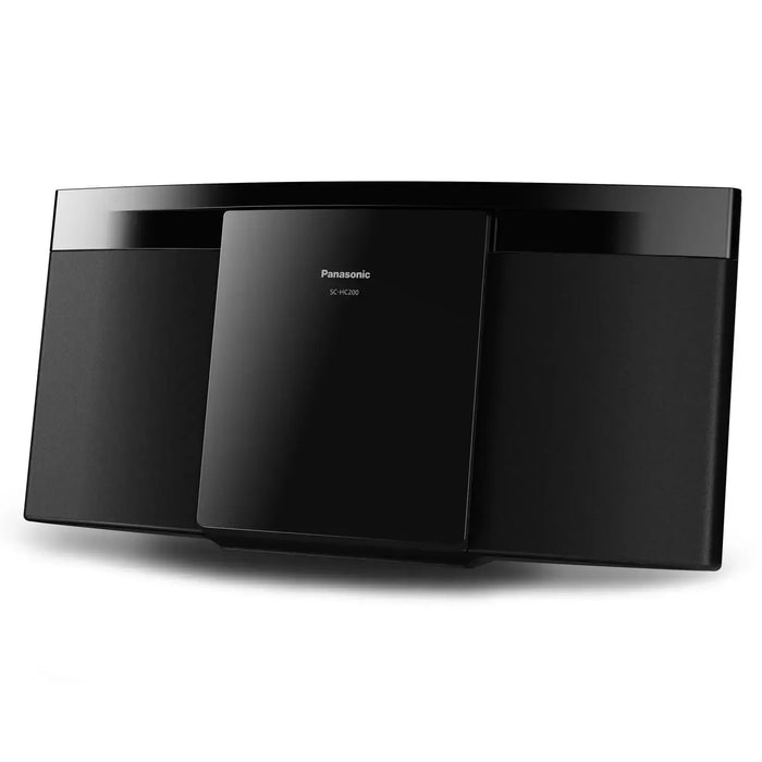 Panasonic SC-HC200EB-K Flat Panel Hi-Fi System Bluetooth CD Player FM Radio