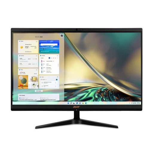 Refurbished Acer Aspire C24-1700 23.8" All-in-One PC - Intel Core i3, 512 GB SSD, 8GB Black, DQ.BJFEK.006, 4711121102356 -Techedge