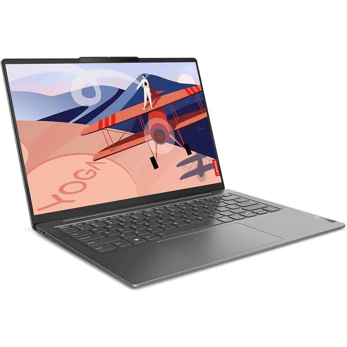 Refurbished Lenovo Yoga Slim 6i 14" 2.2k Laptop - Intel Core i5-1240p, 8GB, 512GB SSD, Grey 82WU0054UK, 82WU0054UK, 196804239811 -Techedge