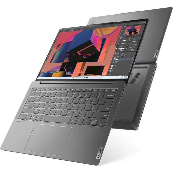 Refurbished Lenovo Yoga Slim 6i 14" 2.2k Laptop - Intel Core i5-1240p, 8GB, 512GB SSD, Grey 82WU0054UK, 82WU0054UK, 196804239811 -Techedge