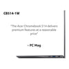 Refurbished Refurbished Acer Spin 713 13.5" Quad HD 2 in 1 Chromebook - Intel Core i3, 256 GB SSD, 8GB RAM - Grey, NX.A6XEK.003, 4710886623755 -Techedge