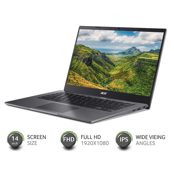 Refurbished Refurbished Acer Spin 713 13.5" Quad HD 2 in 1 Chromebook - Intel Core i3, 256 GB SSD, 8GB RAM - Grey, NX.A6XEK.003, 4710886623755 -Techedge