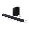Samsung HW-Q600C Q-Symphony 3.1.2ch Dolby Atmos TV Soundbar with Subwoofer