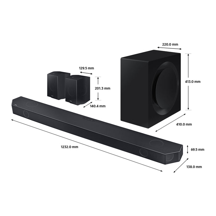 Samsung HW-Q930C Dolby Atmos TV Soundbar with Subwoofer & Wireless Rear Speakers