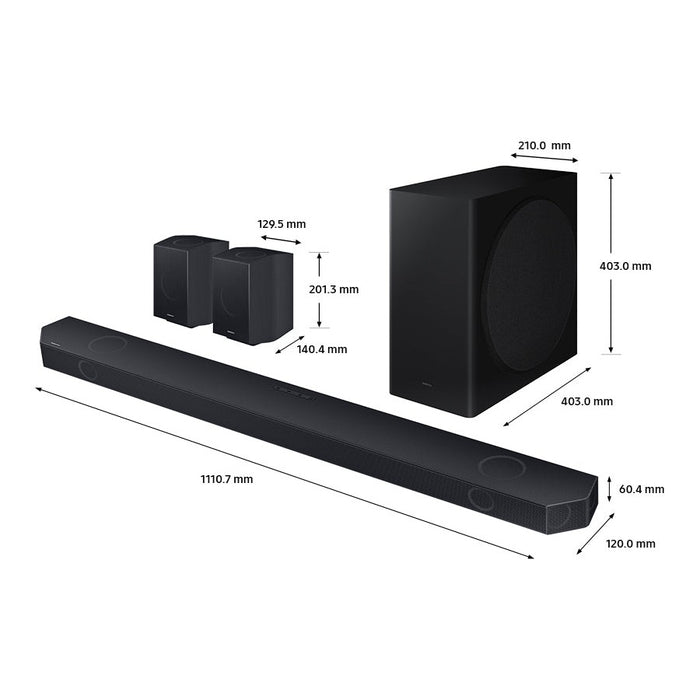 Samsung HW-Q930D Dolby Atmos TV Soundbar with Subwoofer & Wireless Rear Speakers