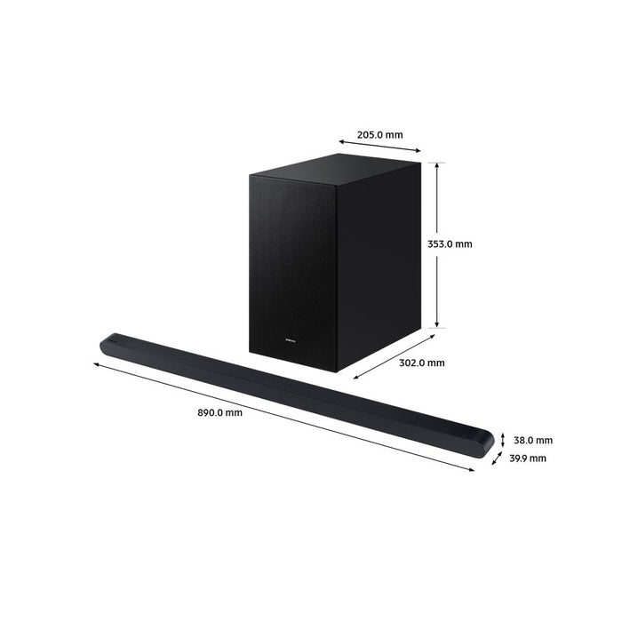 Samsung HW-S700D Ultra Slim 3.1ch Lifestyle Soundbar with Subwoofer (2024)