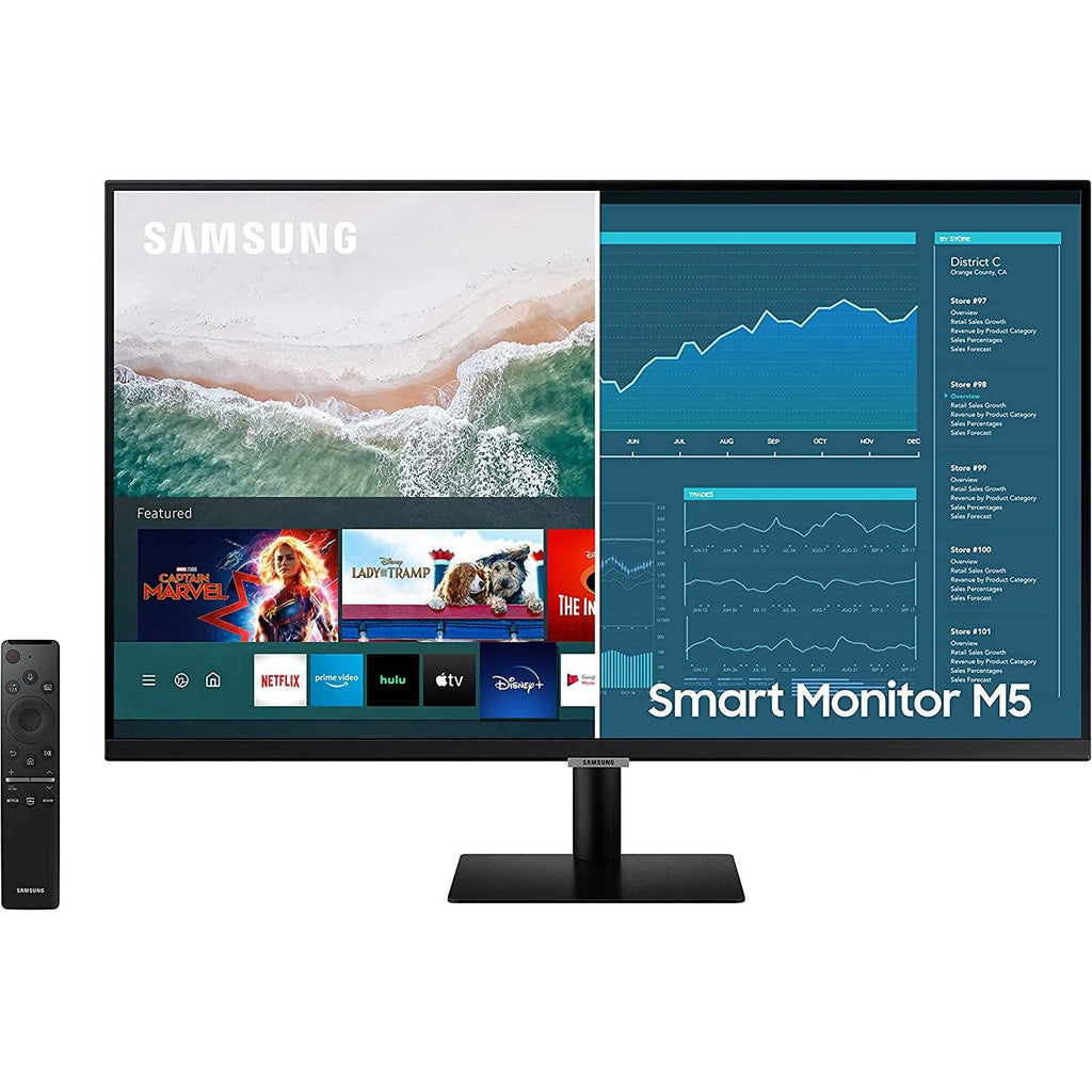 Samsung M50A 27" Full HD HDR LED Smart Display with Speakers LS27AM500N, LS27AM500NUXEN, 8806090755545 -Techedge