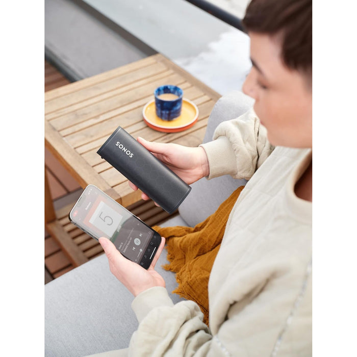 Sonos Roam Portable Wireless Multi-room Speaker with Google Assistant & Alexa