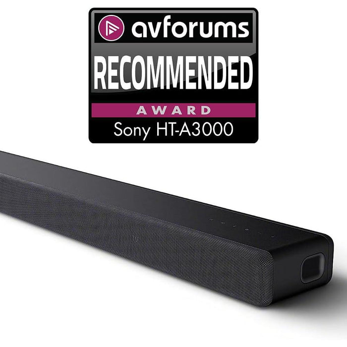 Sony HT-A3000 Wi-Fi Bluetooth All-In-One Soundbar with Dolby Atmos, DTS X, Vertical Surround Engine & High Resolution Audio, Black