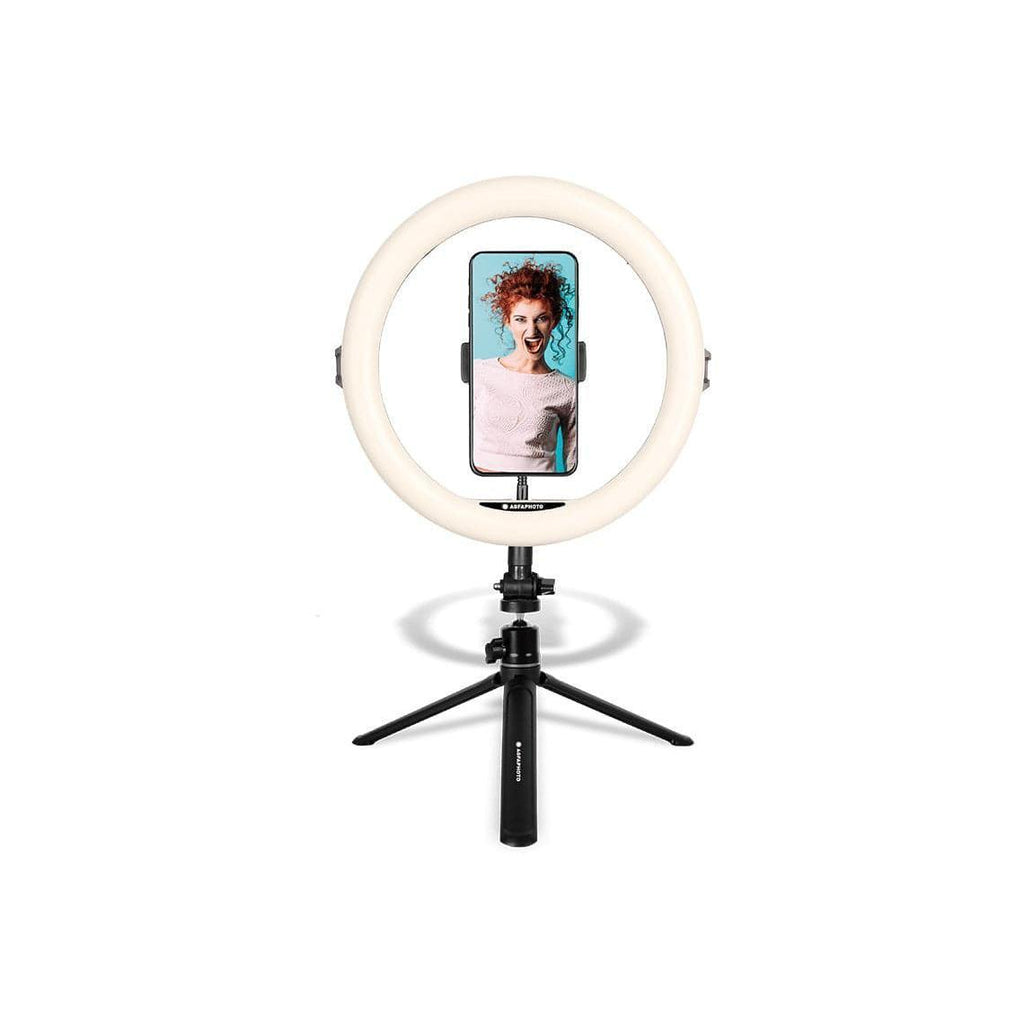 Agfaphoto 11" Bluetooth LED Desktop Ring Light for Smartphones