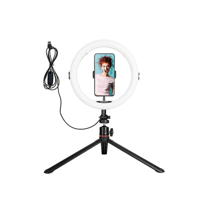 Agfaphoto 11" Bluetooth LED Desktop Ring Light for Smartphones