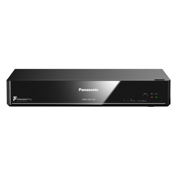 Panasonic DMR-HWT250EB Smart Wi-Fi 1TB Recorder with Twin Freeview+ HD Tuner, DMR-HWT250/CR, 5025232828562 -Techedge