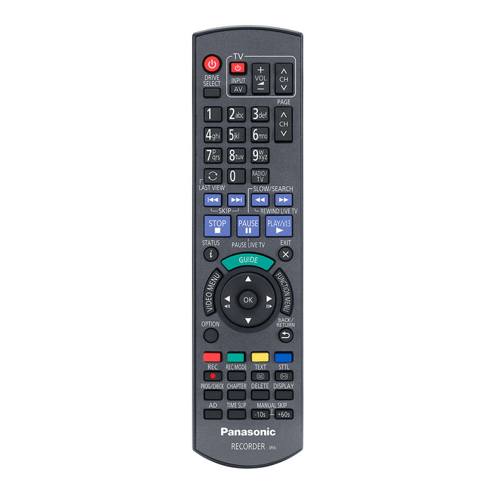 Panasonic DMR-EX97EB-K DVD Recorder with Freeview HD Recorder 500GB HDD, DMR-EX97EBK, 5025232832552 -Techedge