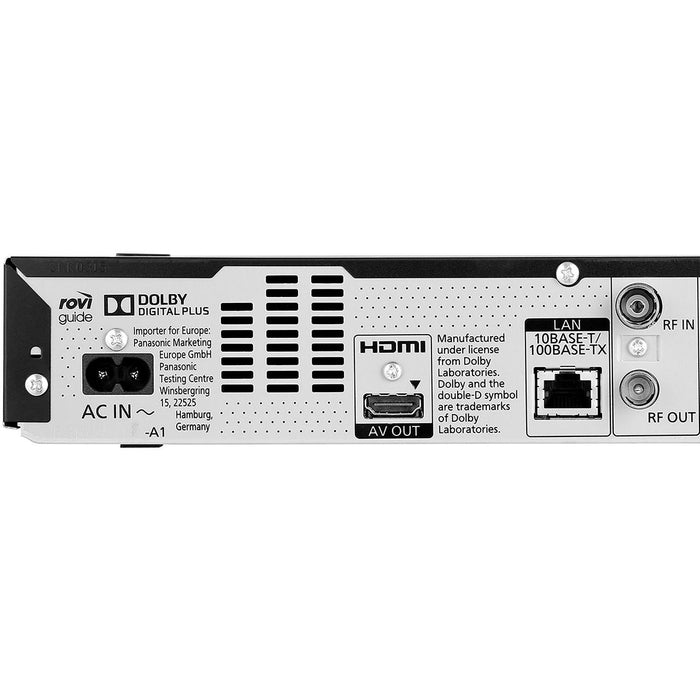 Panasonic DMR-HWT250EB Smart Wi-Fi 1TB Recorder with Twin Freeview+ HD Tuner, DMR-HWT250/CR, 5025232828562 -Techedge